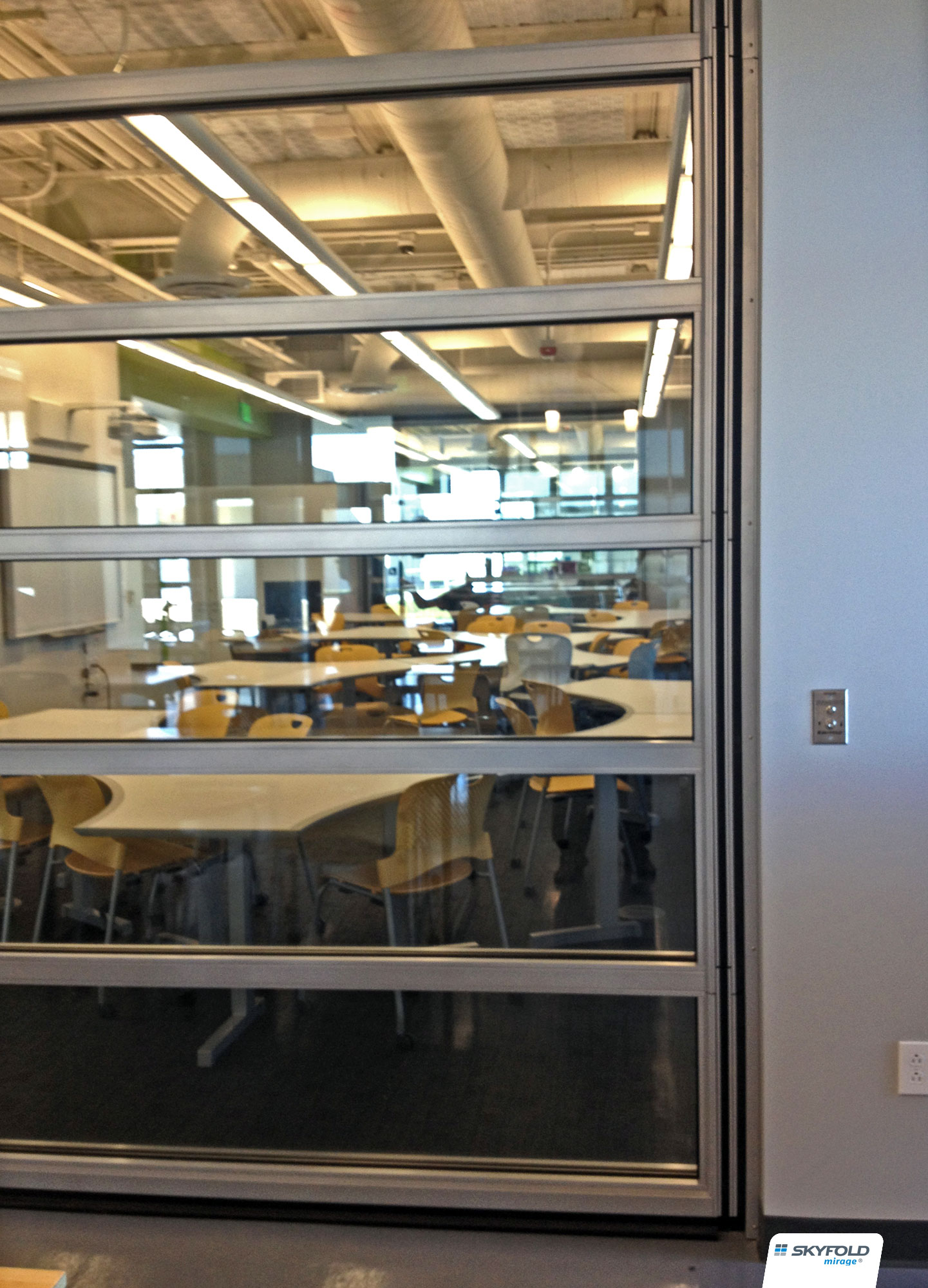 Stacey Middle School in Los Angeles, CA install Skyfold in this