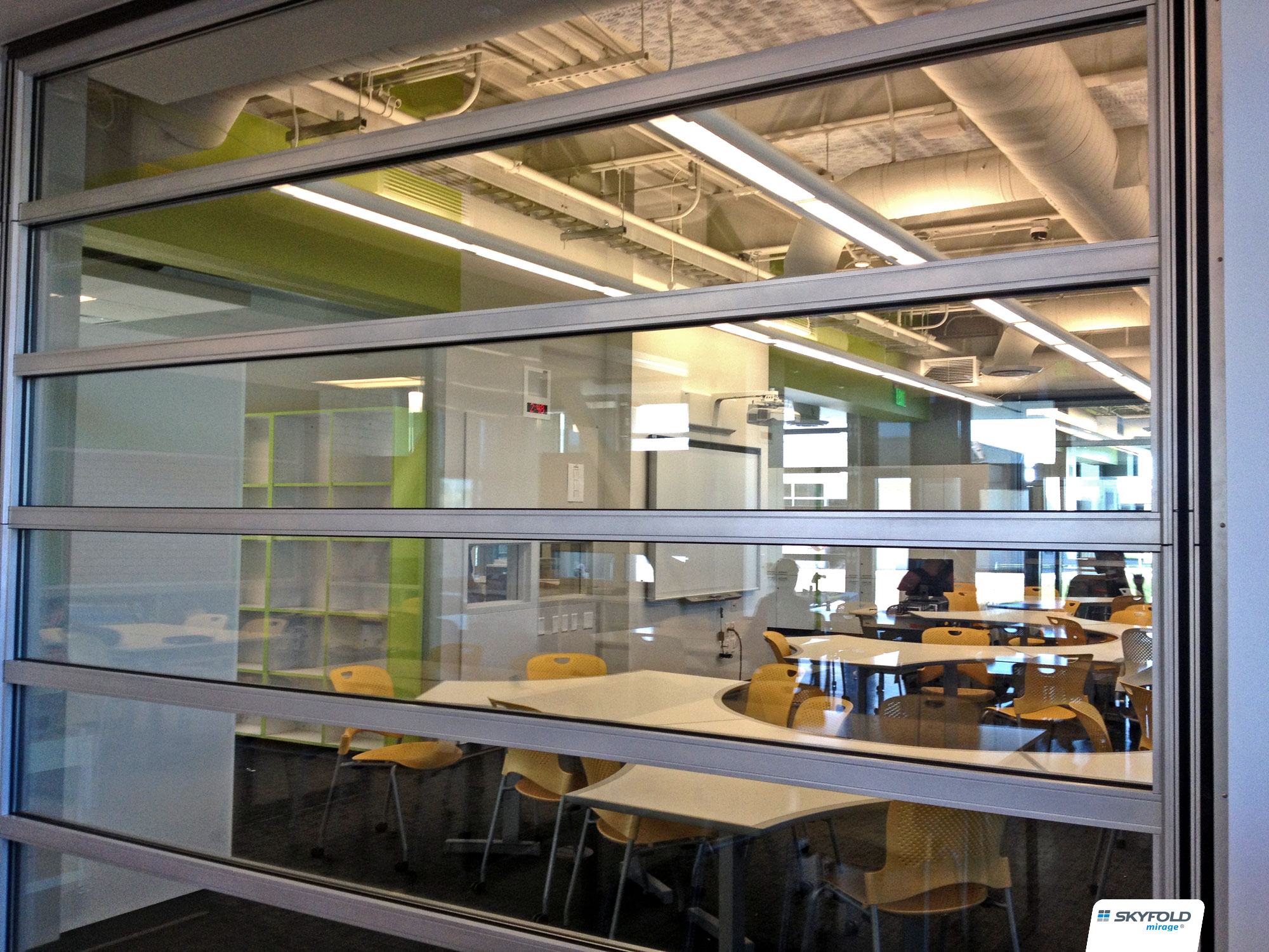 Stacey Middle School in Los Angeles, CA install Skyfold in this