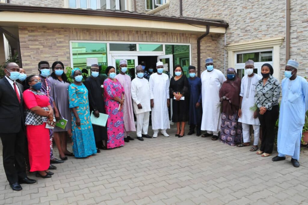 PSIN BOSS PAID COURTESY VISIT ON NATIONAL AGENCY FOR GREAT GREEN WALL BOSS Public Service