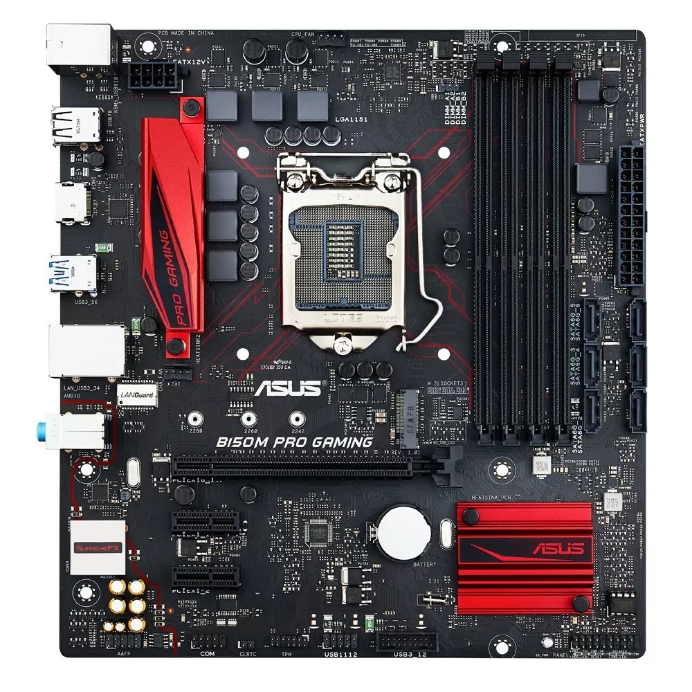 ASUSのゲーマー向けB150マザー｢B150M PRO GAMING｣発売