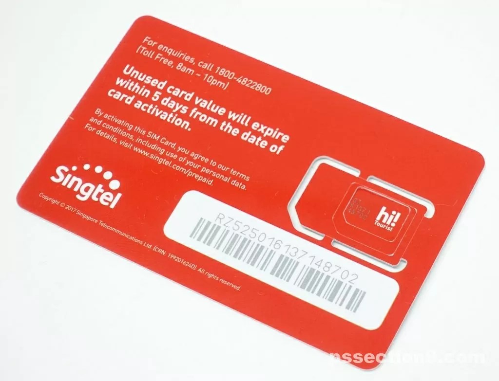 【2020年版】チャンギ国際空港でプリペイドSIM｢Singtel hi!Tourist SIM｣購入。まとめ&レビュー