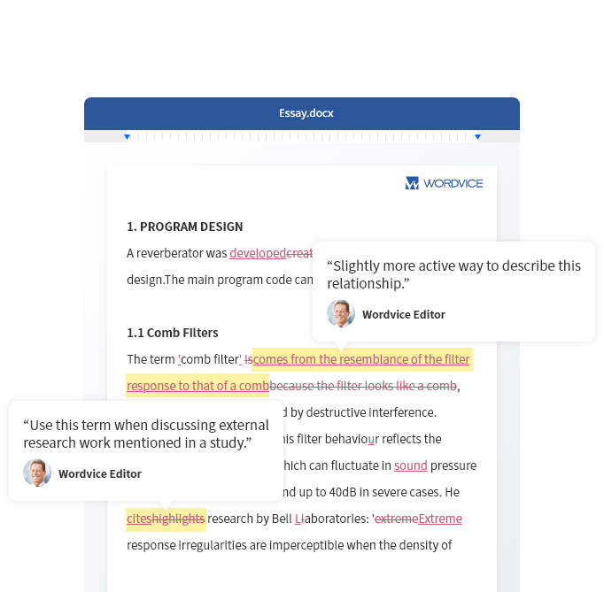 Thesis Editing Services by Professional Editors Wordvice