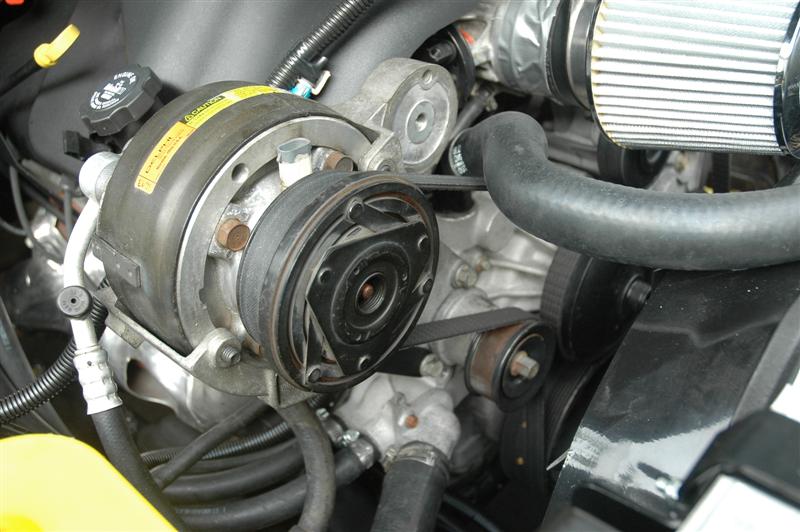 LS1 AC compressor mounting solution