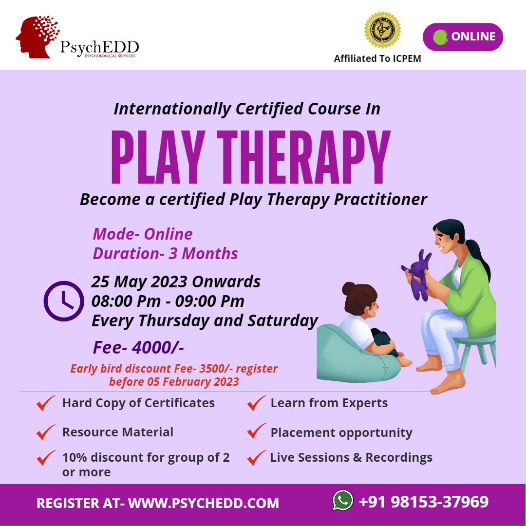 Certificate Course on Play Therapy Copy PsychEDD