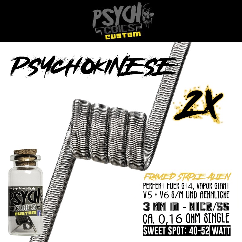 Psychokinese Framed Staple Alien VG V5S + V6 2020