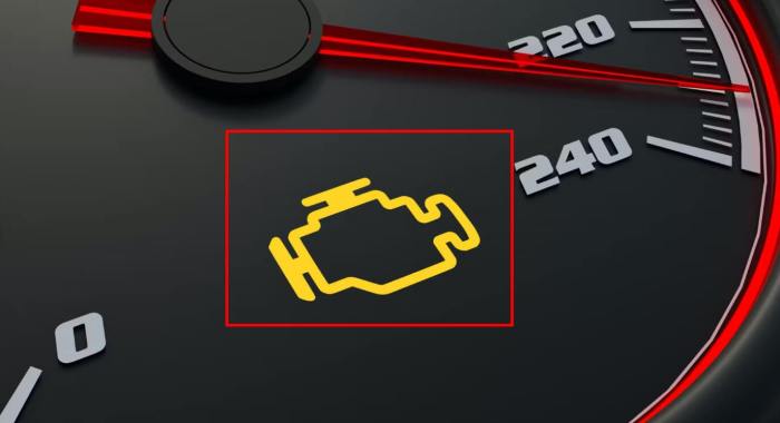 Why does my engine light flash