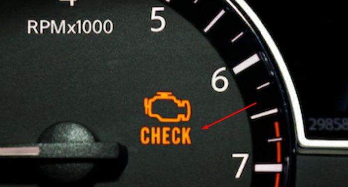 Why is my engine light blinking while driving