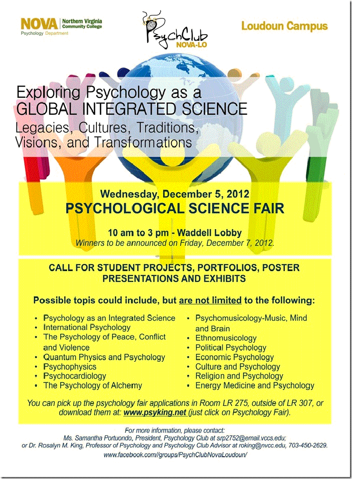 Psychological Science Fair
