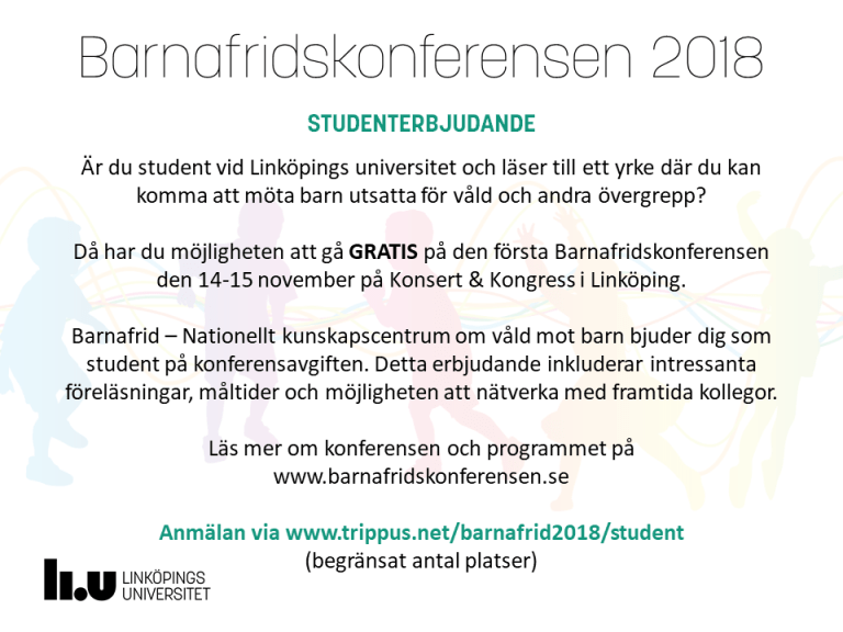 Barnafridskonferensen 2018! Stimulus