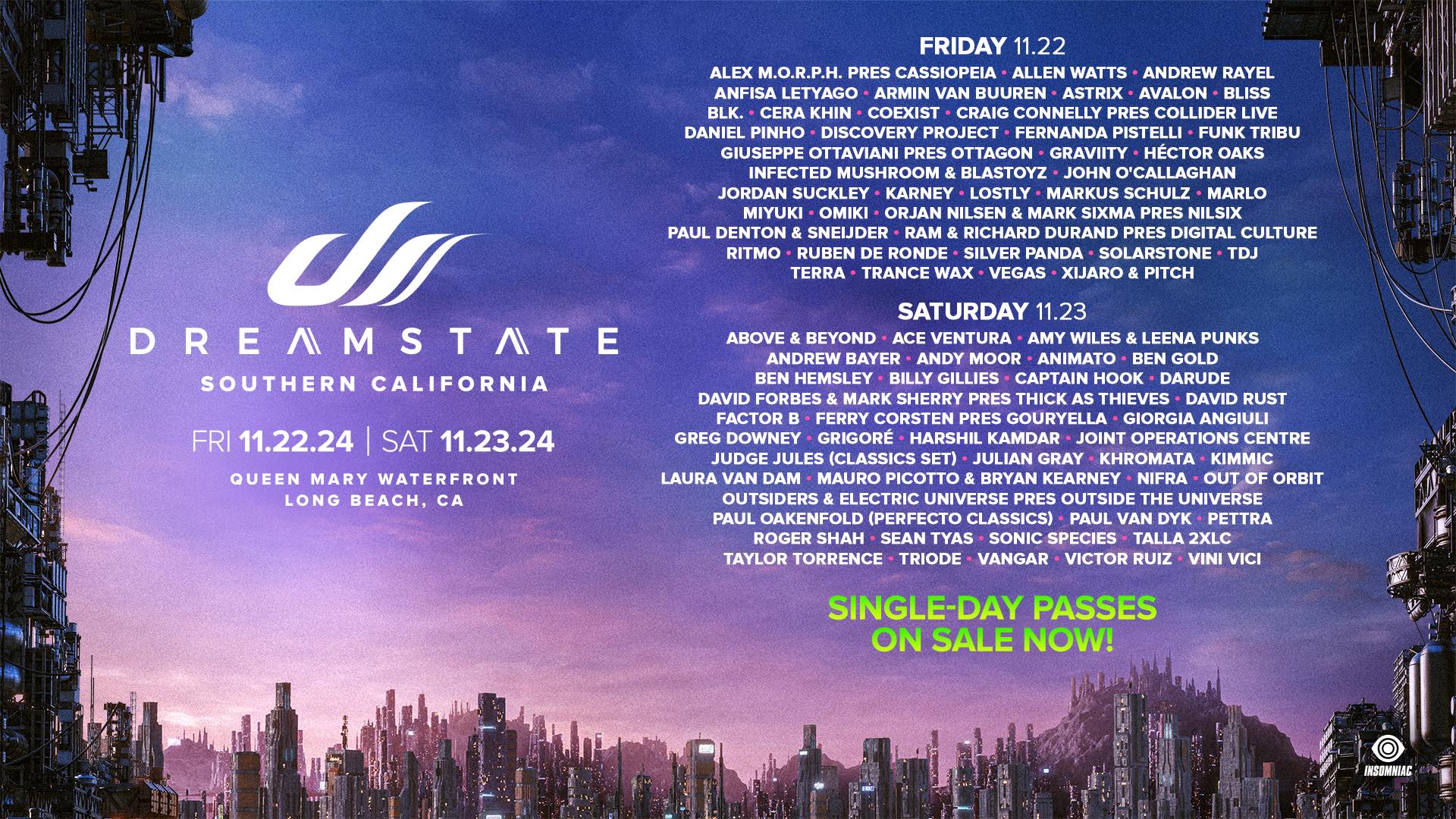 ac events dreamstate 2026 Dreamstate Southern California Date, Info, Lineup, Tickets & Location