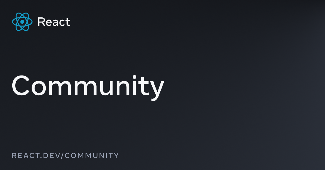 Comunidade React React
