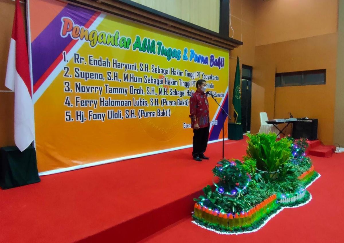 Pengantar Alih Tugas dan Purna Bakti Hakim Tinggi, Pejabat Struktural Pengantar Alih Tugas dan Purna Bakti Hakim Tinggi, Pejabat Struktural