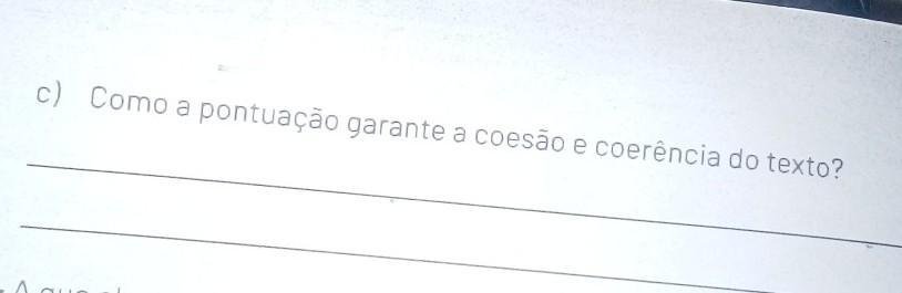 como a pontuação garante a coesão e coerência do texto