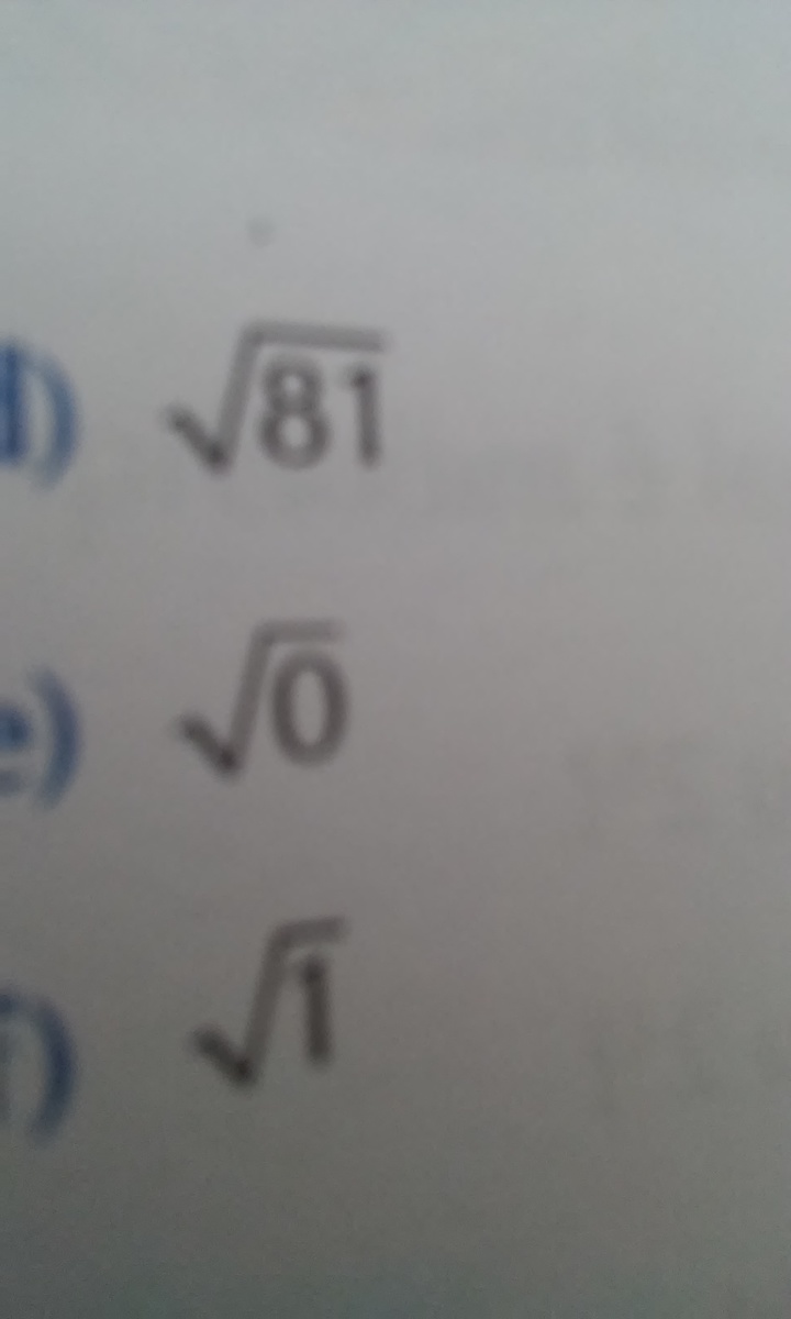 qual e a raiz quadrada de 0 queatao e