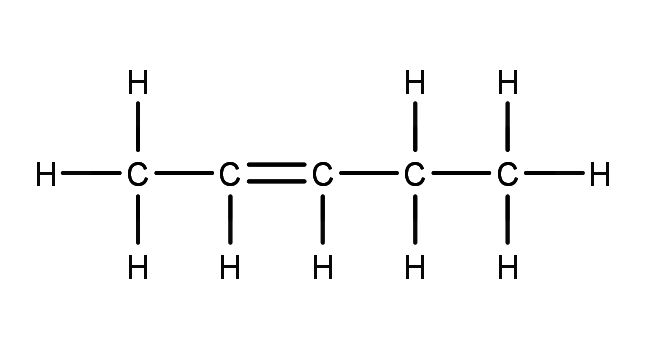 formula estrutural estendida pent2eno
