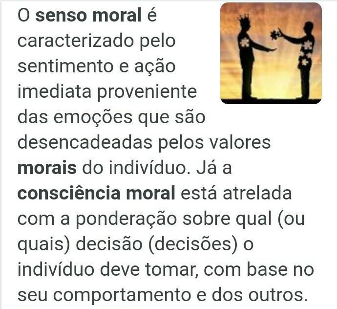 o que é sensor moral é consciência moral