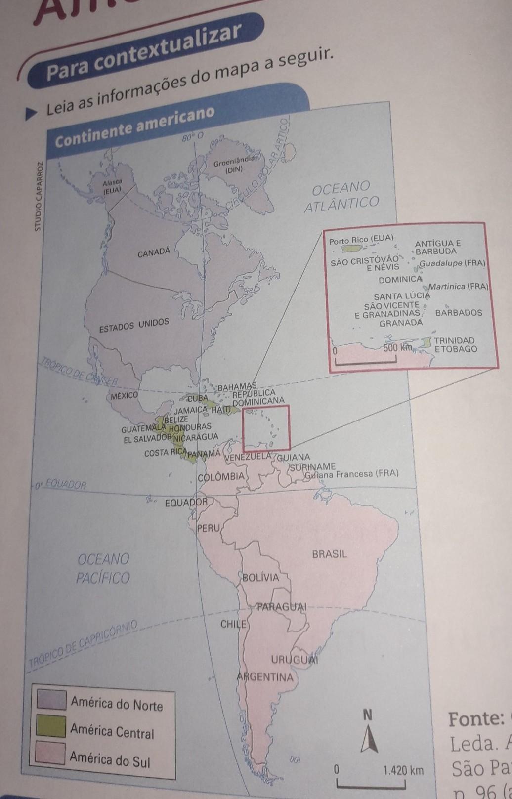 1 observe o mapa da pagina 82 e faça o que se pede a