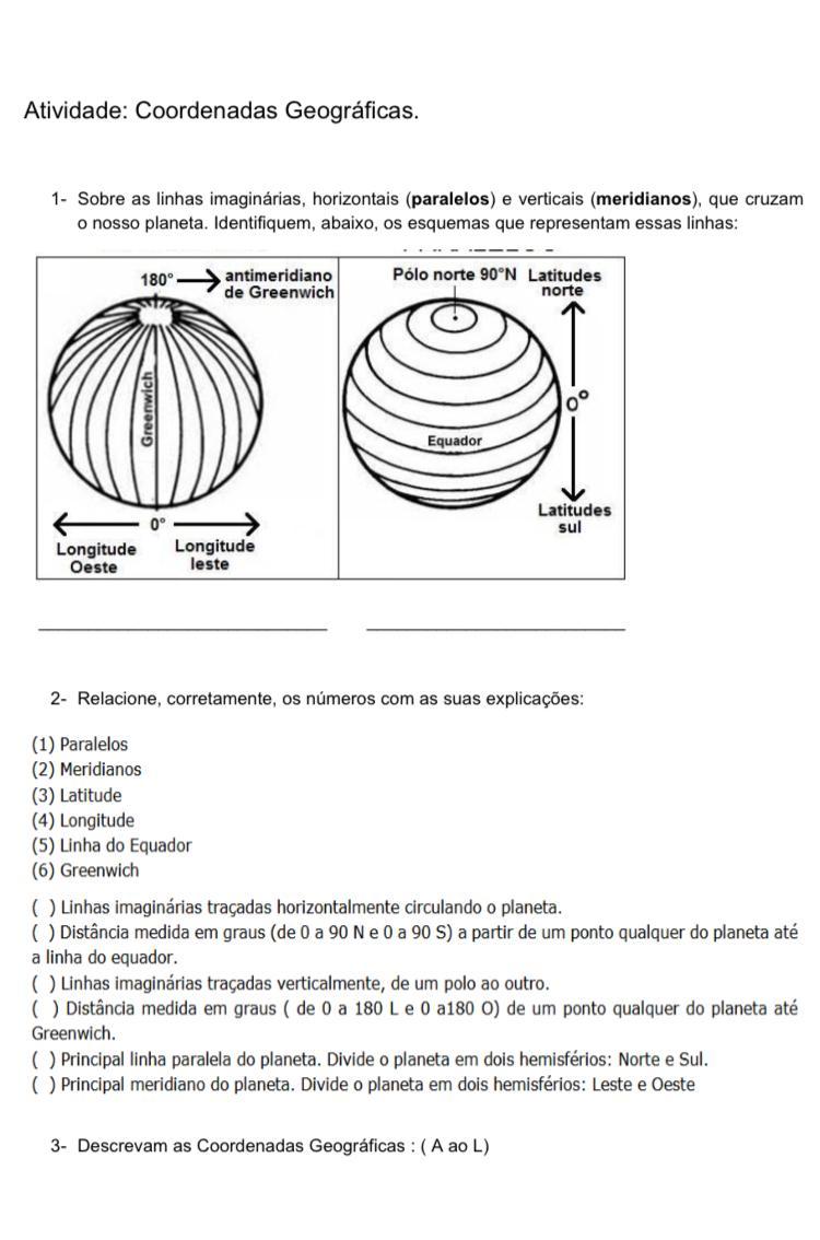2 Relacione, corretamente, os números com as suas