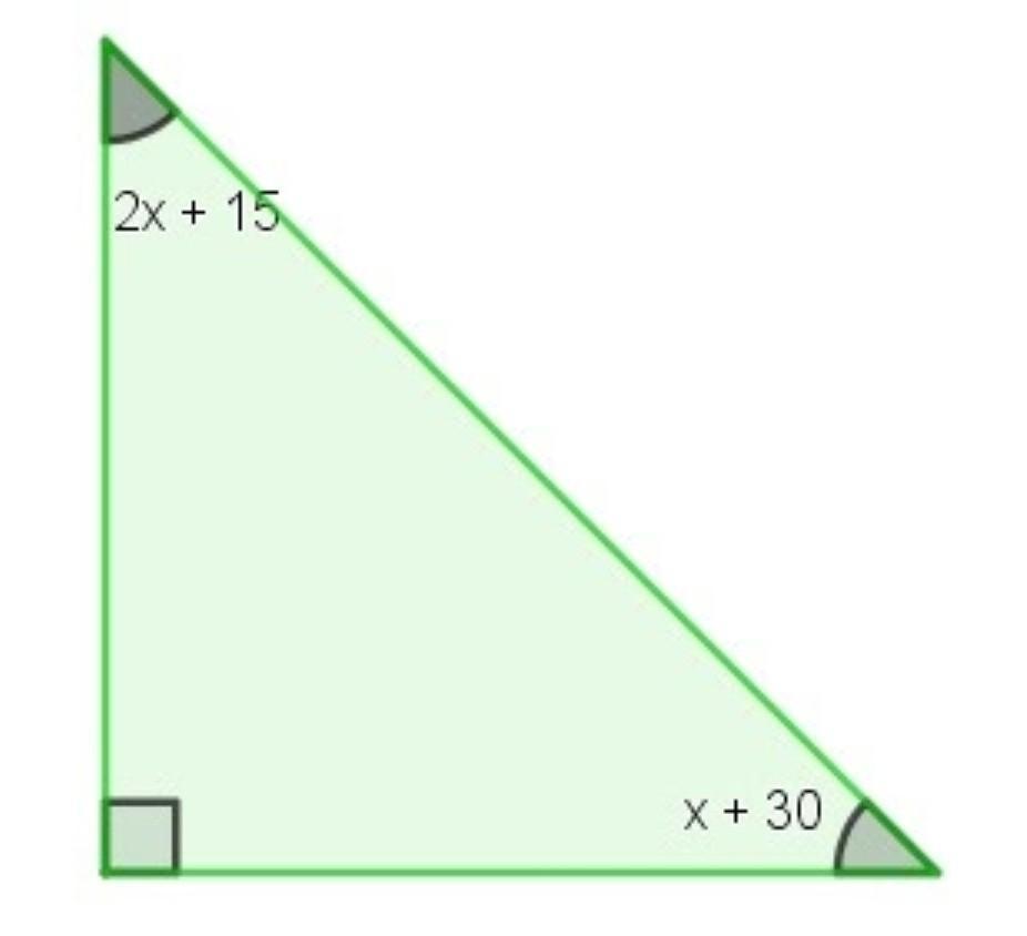4) Sabendo que o triângulo abaixo é isósceles, determine o
