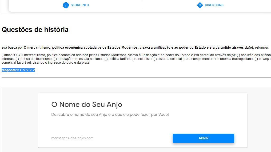 3. Assinale (V) nas respostas verdadeiras e (F) para as