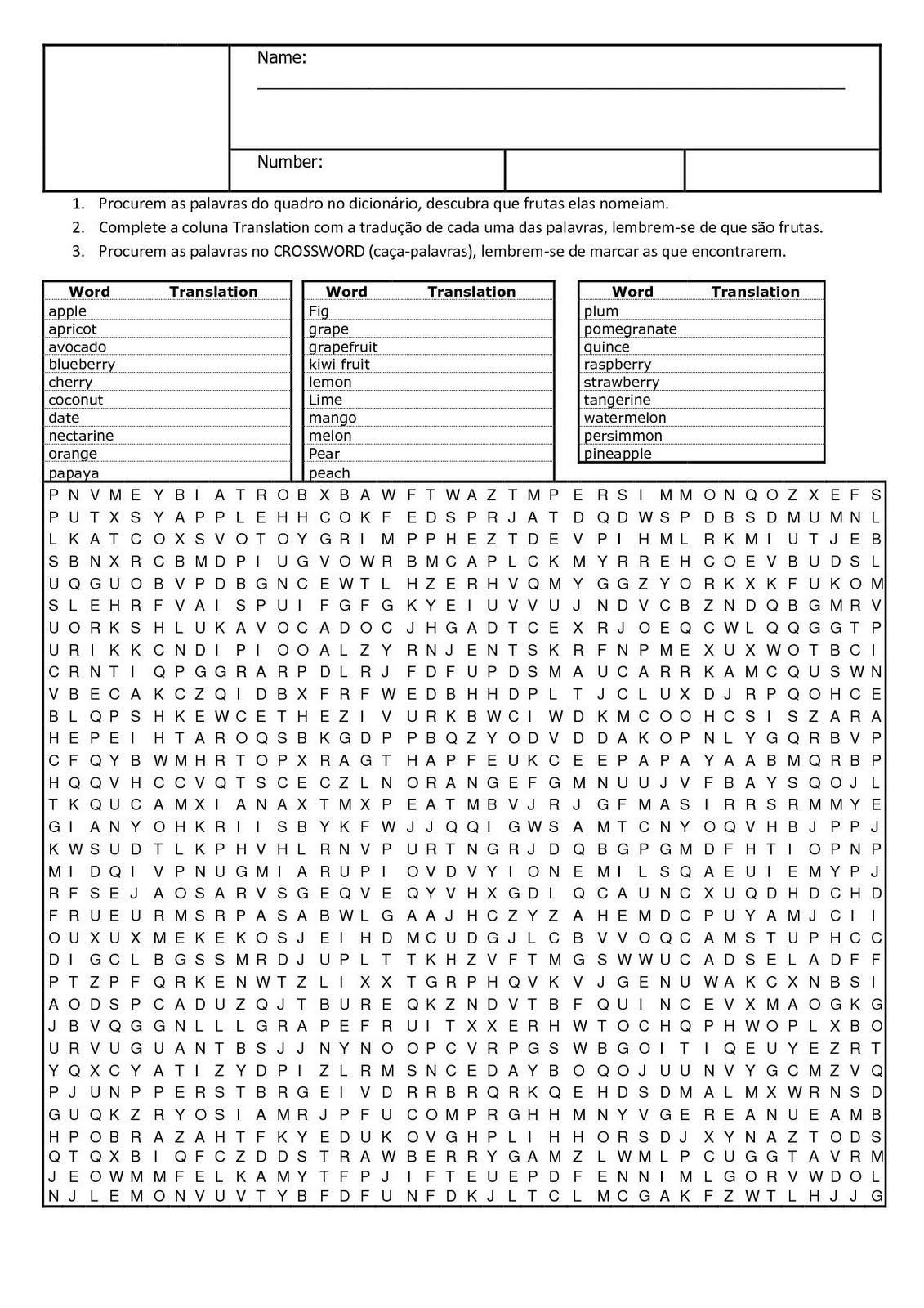 SÃ“ PRECISO DE AJUDA PARA ENCONTRAR AS PALAVRAS! 1. Procurem as palavras