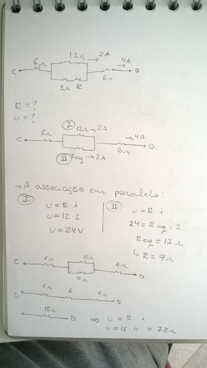no circuito elétrico representado no esquema abaixo