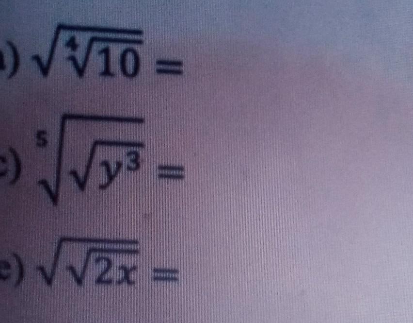 aplicando a propriedade reduza a um sò radical Brainly