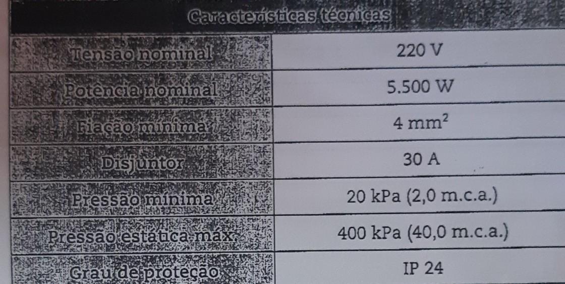 identifique quais são as grandezas elétricas apresentadas e quais são