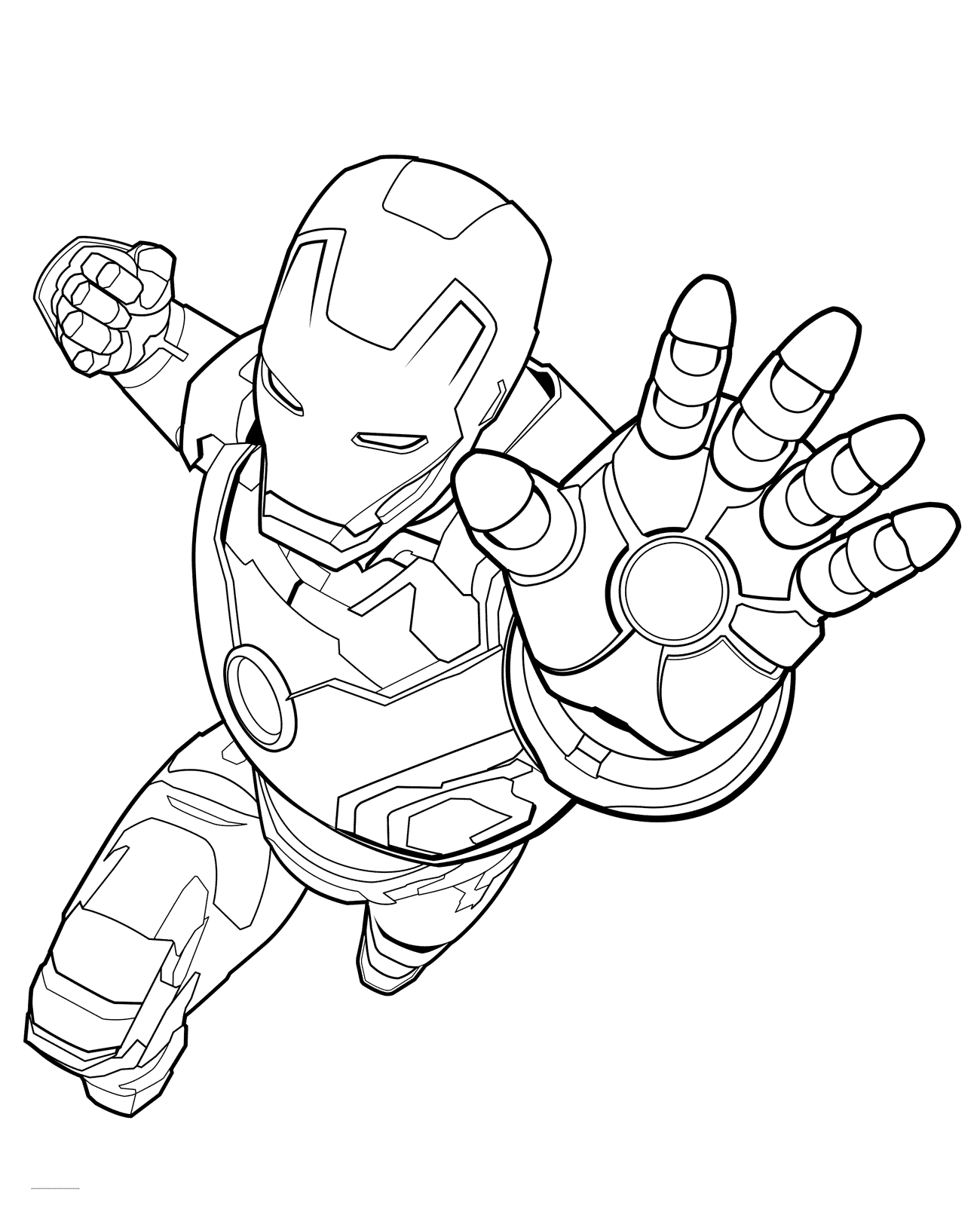 Coloring page Homem de Ferro