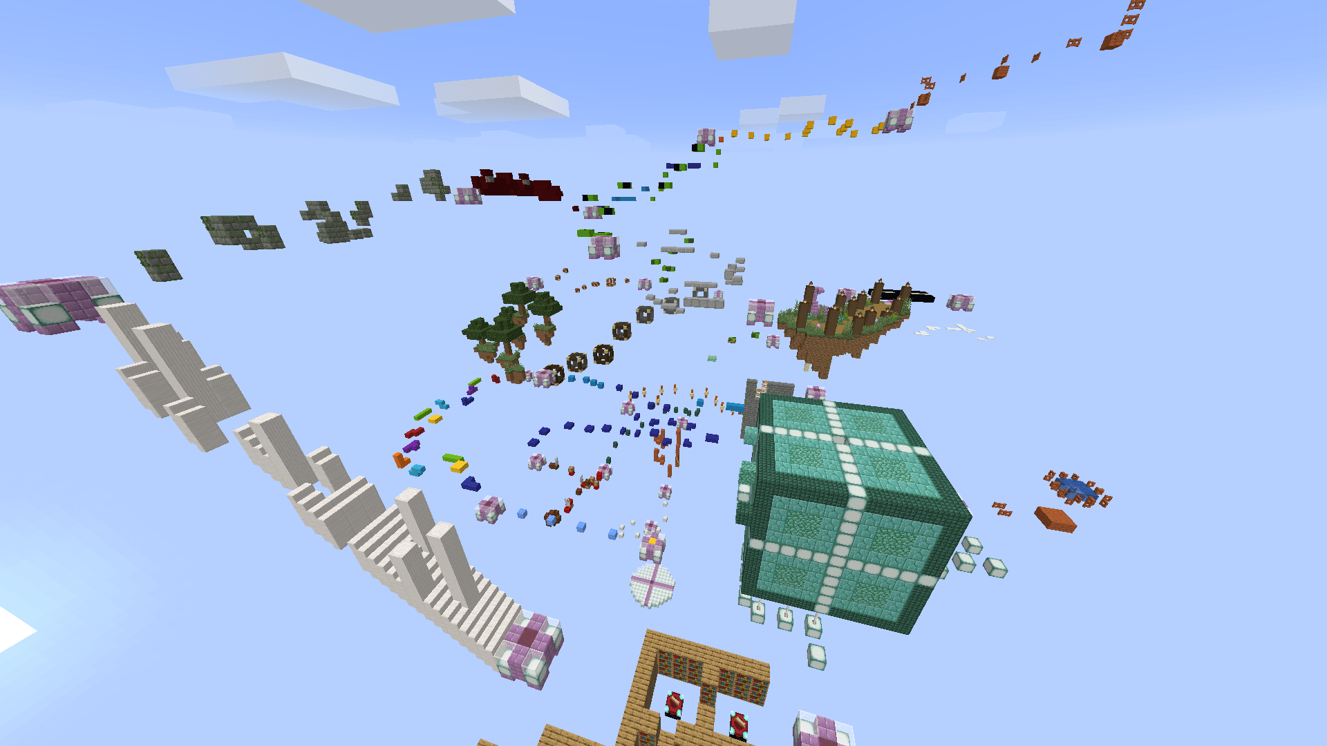 Baixar «Freaky Parkour» (4 mb) mapa para Minecraft