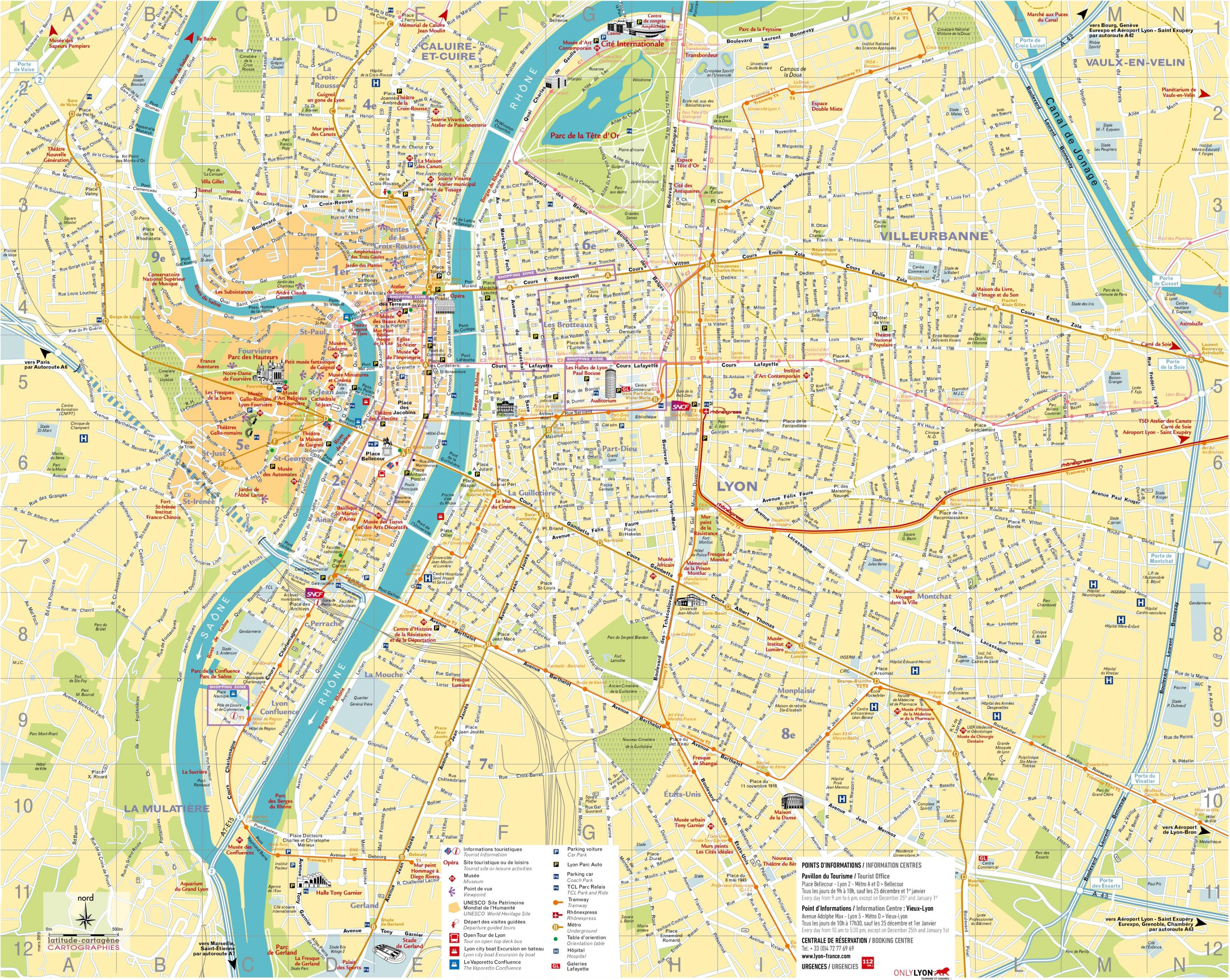 Pain Points Liés À La Carte De Lyon Pdf Lyon mapa mapa de Lyon pdf (AuvergneRhôneAlpes (França)