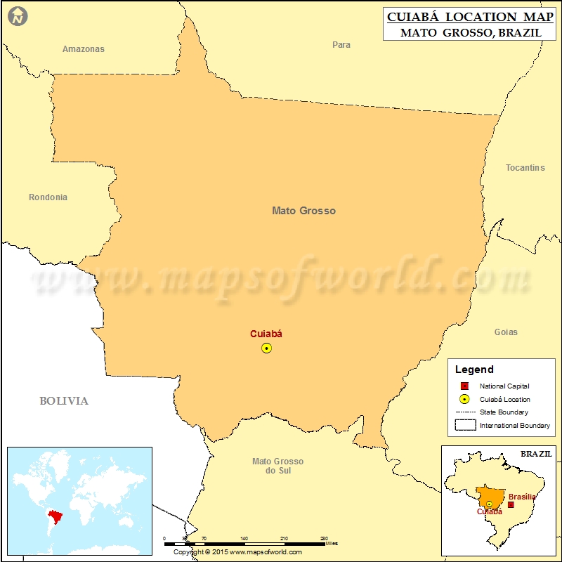 Compare A Localização Das Cidades De Vitória E Cuiabá EDUCA