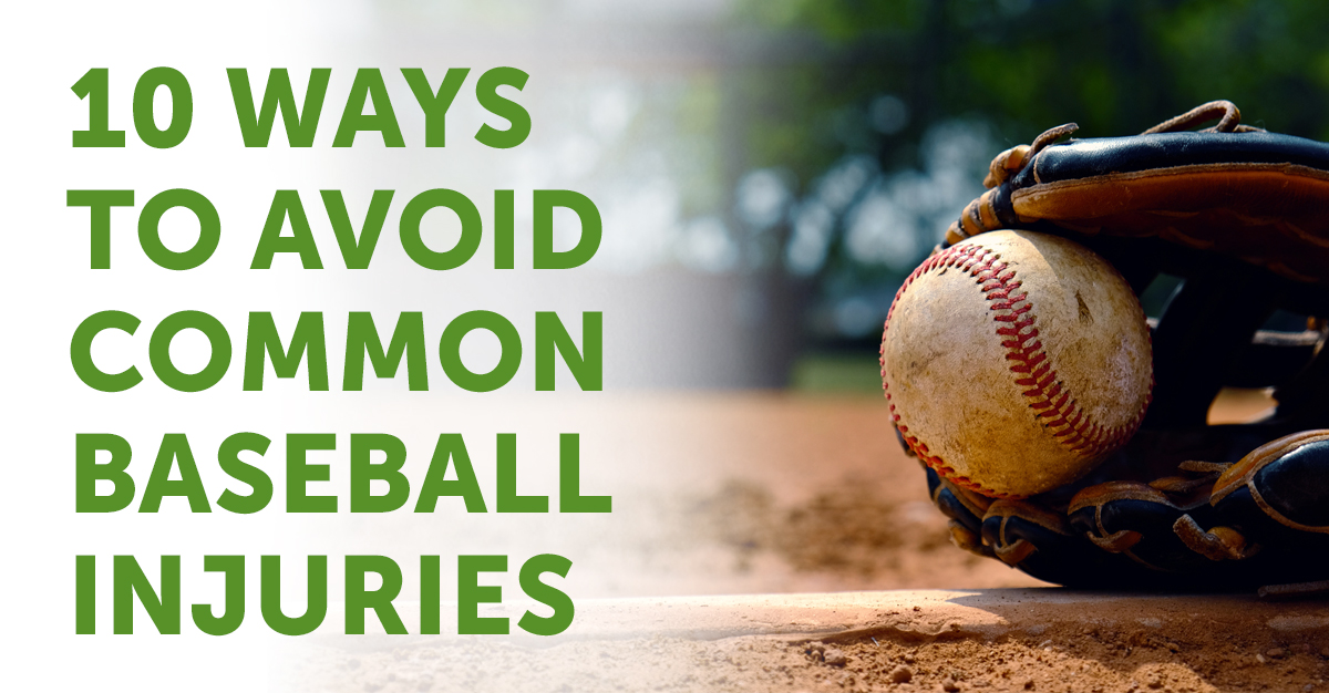 10 Ways To Avoid Common Baseball Injuries PTandMe
