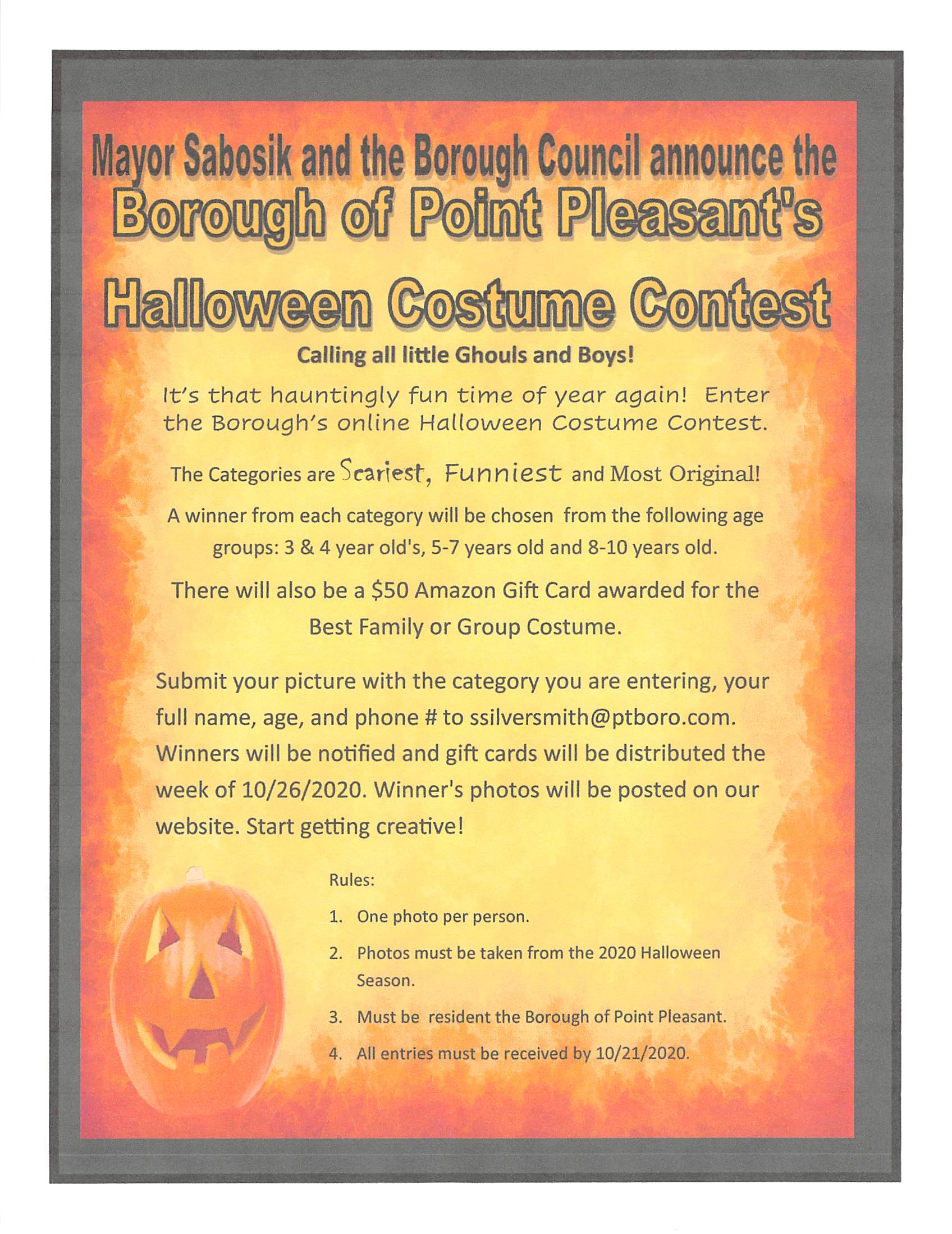 Fun & Safe Point Borough Halloween Events Borough of Point Pleasant
