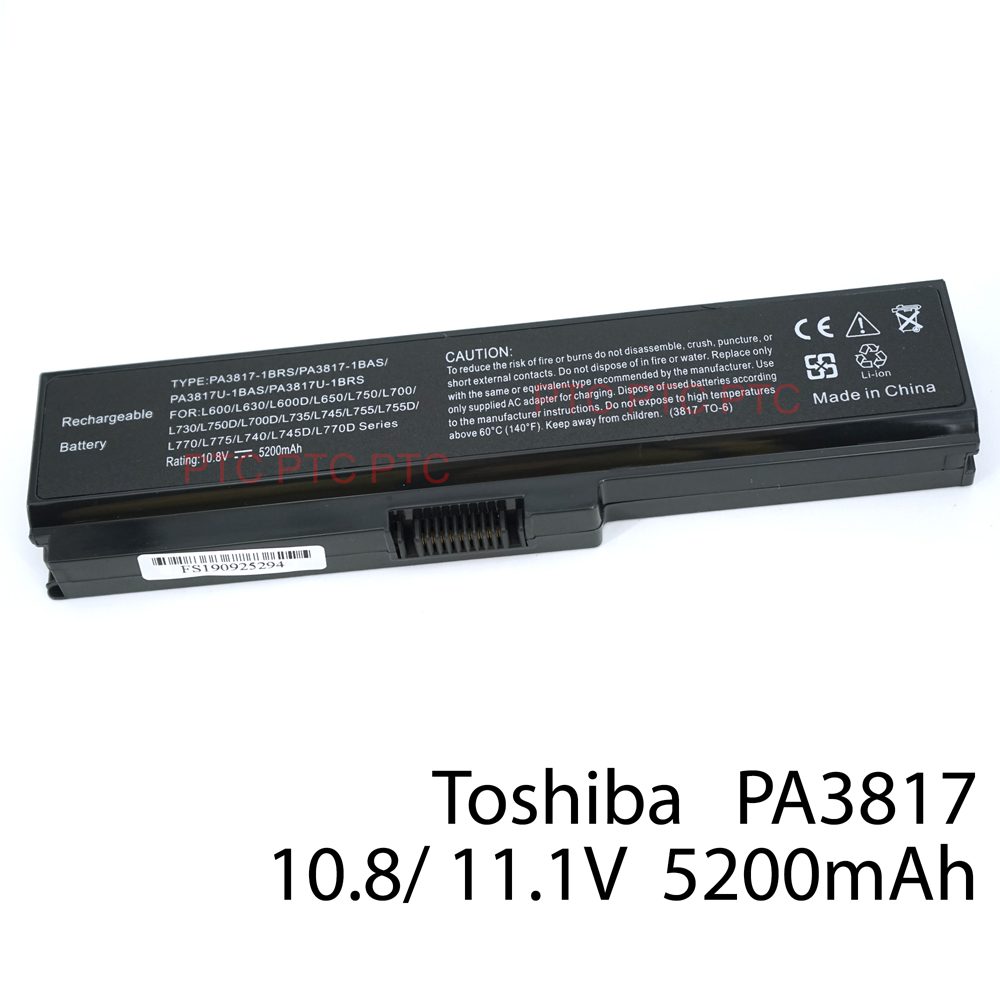 Toshiba Laptop Battery PA3817U1BRS/ PA3818U1BRS/ PA3819U1BRS