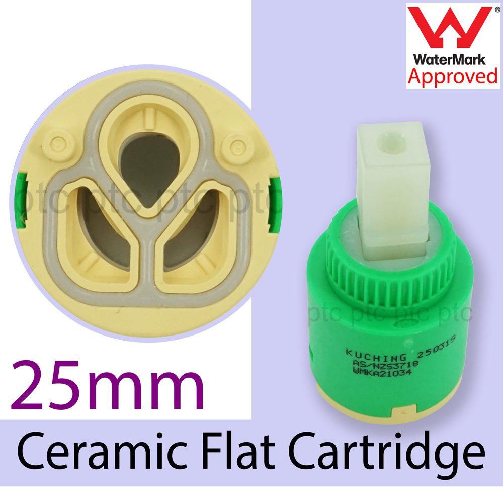 Kuching 25mm Ceramic Cartridge Flat Kitchen sink/shower/basin mixer tap