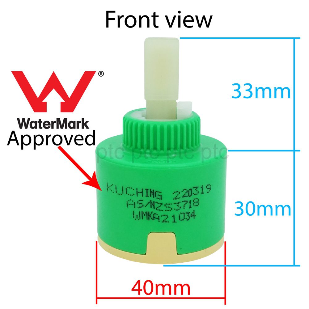 Kuching Watermark 40mm Ceramic Cartridge Flat for Kitchen Bath sink