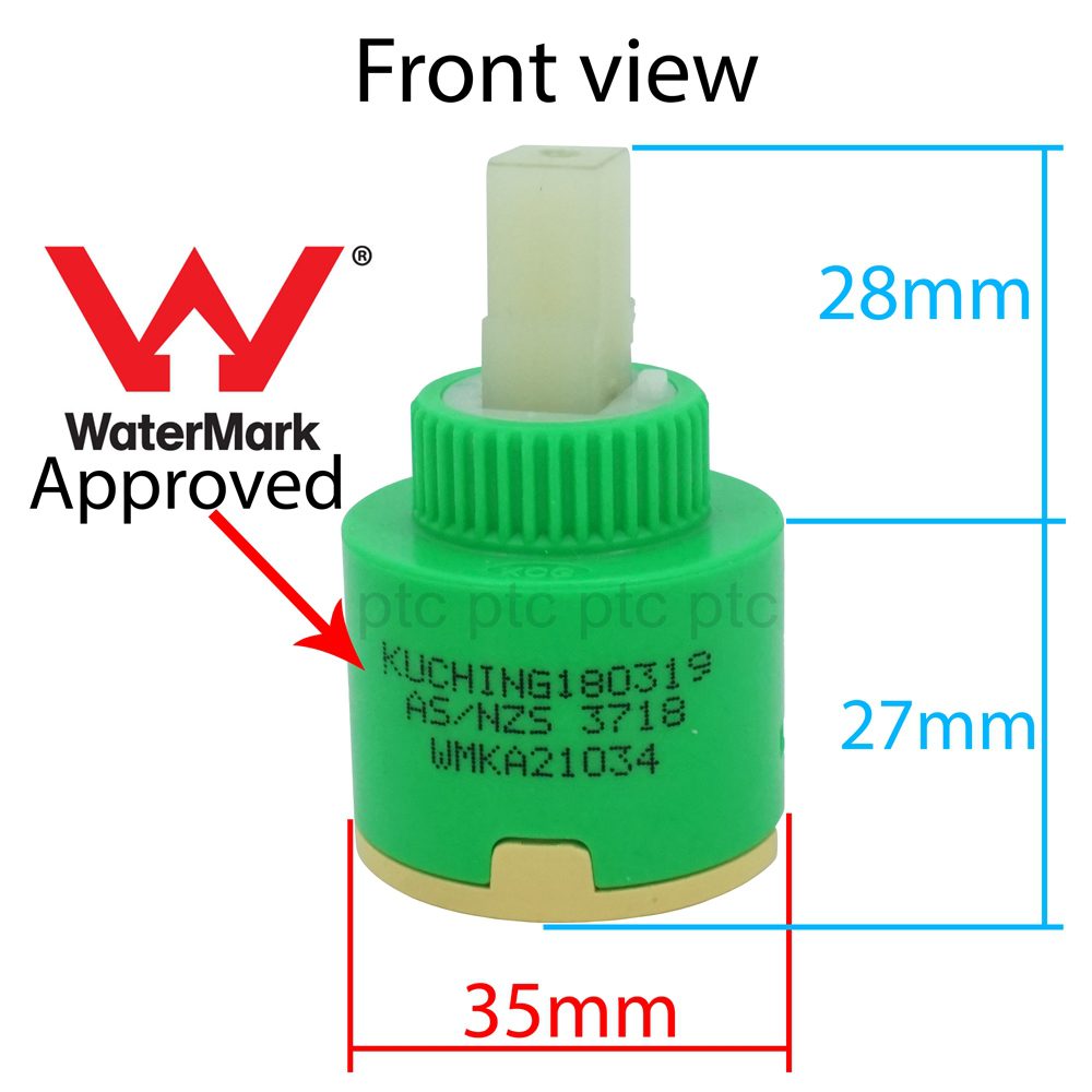 Kuching/KCG 35mm Ceramic Cartridge Flat Leg for sink/shower/basin mixer