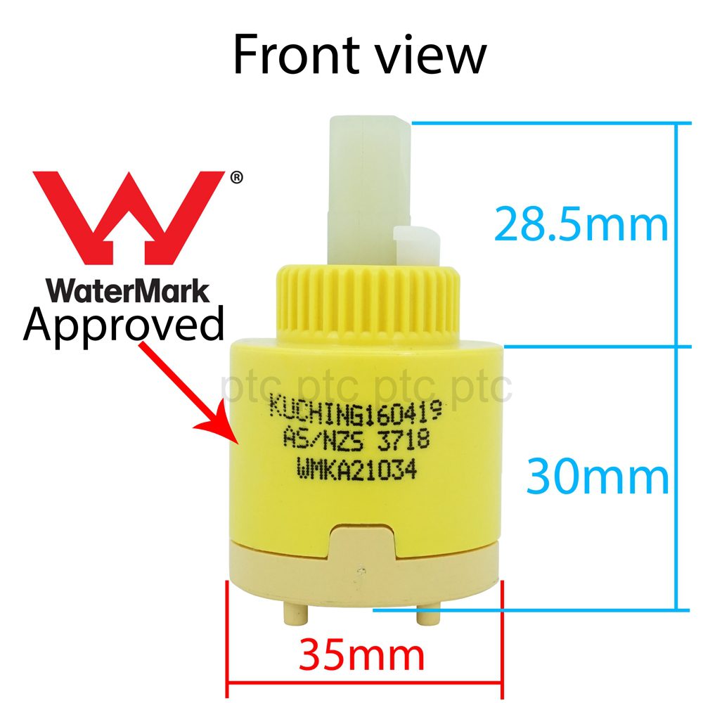 Mixer Tap cartridge, Kuching 35mm outlet in front Ceramic cartridge