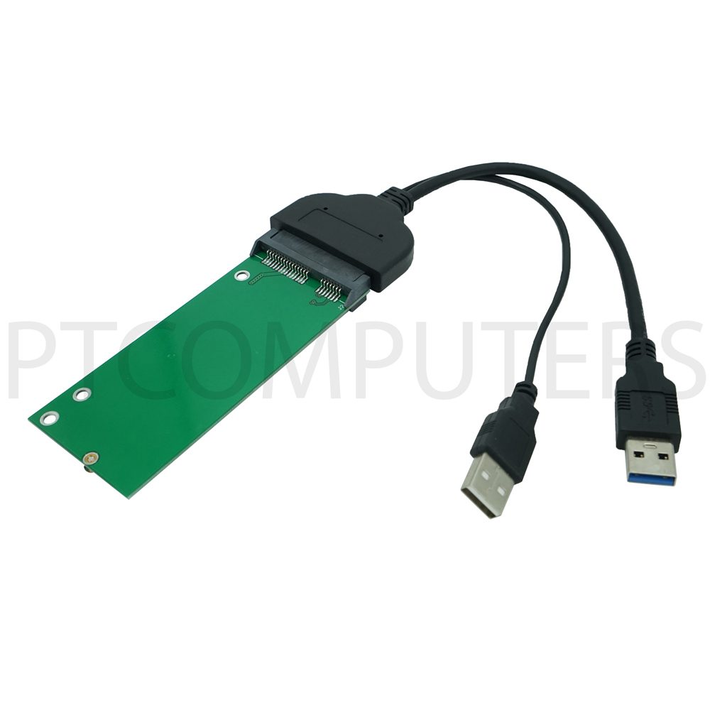 USB 3.0/2.0 Sata cable converter Adapter to Mini PCIe mSATA SSD hard