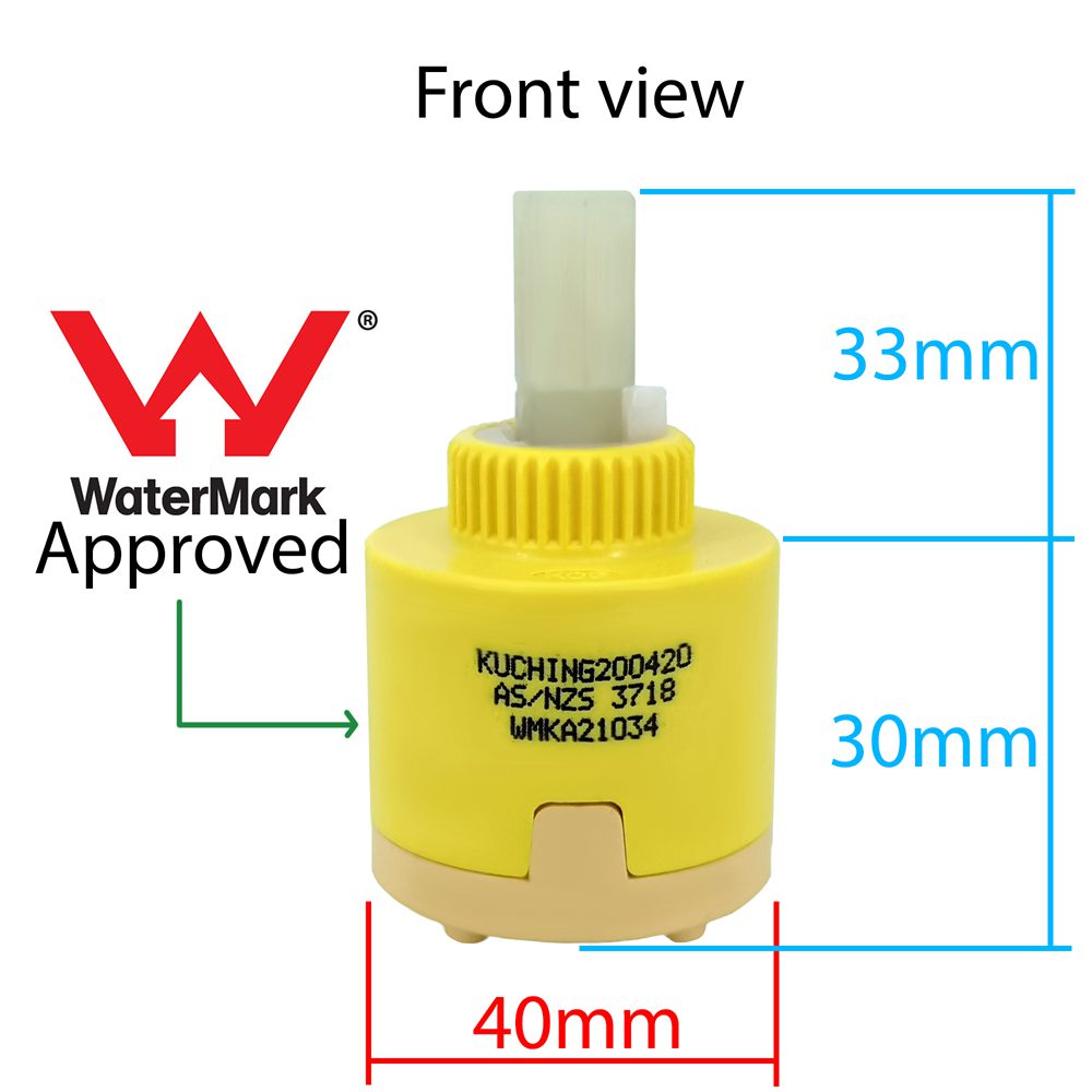 Mixer Tap cartridge Kuching 40mm outlet in front cartridge for Kitchen