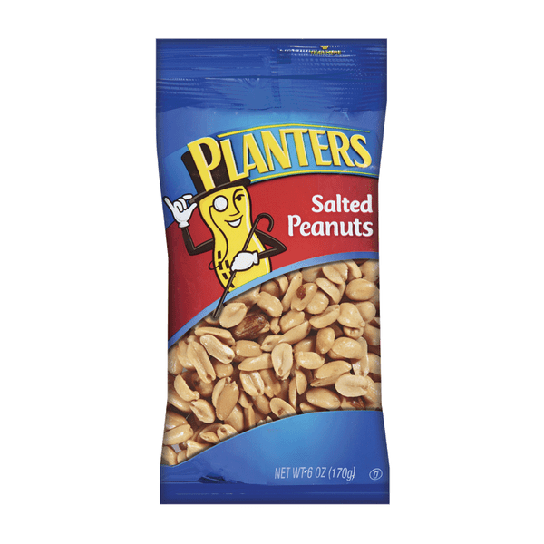 Planters Salted Peanuts Bag 6oz PTL ONE