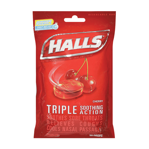 Halls Honey Lemon Bag 30ct PTL ONE