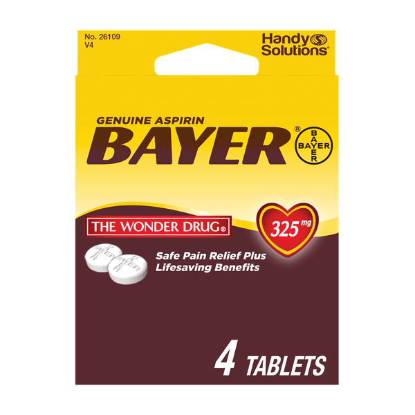 Bayer Aspirin Tablets Regular 2 Dose PTL ONE