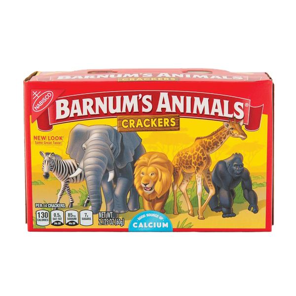 Nabisco Barnums Animal Crackers 2.12oz PTL ONE