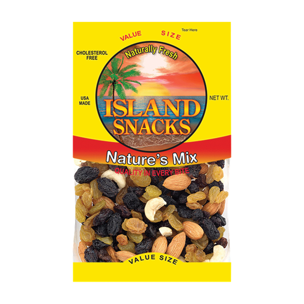 Island Snacks Natures Mix 6oz PTL ONE