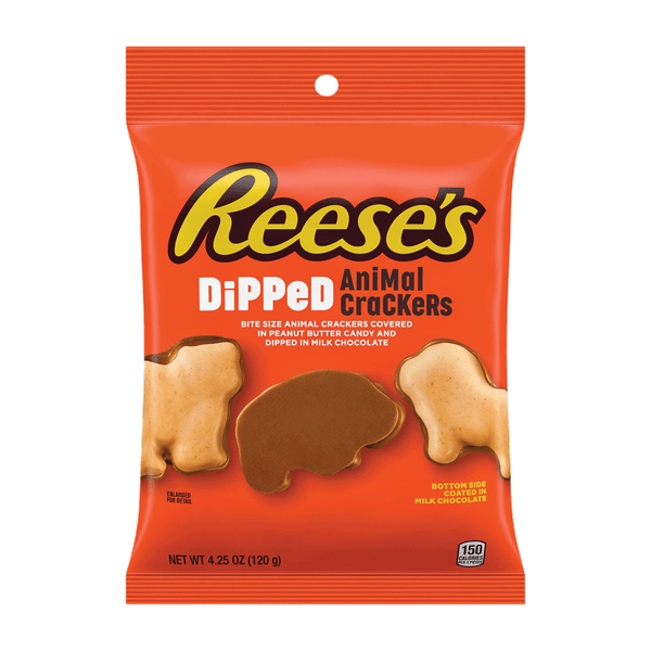 Reese's Animal Crackers Chocolate Dipped 4.25oz PTL ONE