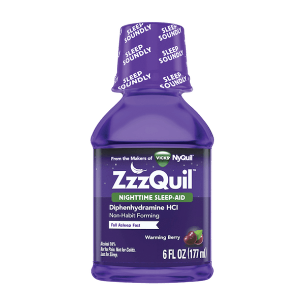 Zzzquil Night Time Sleep Aid Liquid 6oz PTL ONE