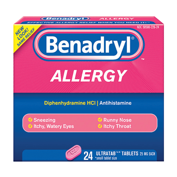 Benadryl Allergy Ultratab 24Ct PTL ONE