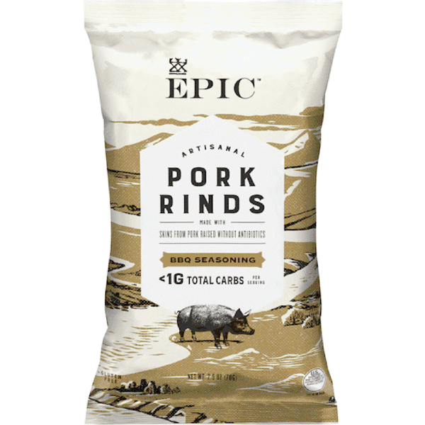 Epic BBQ Pork Rinds 2.5oz PTL ONE